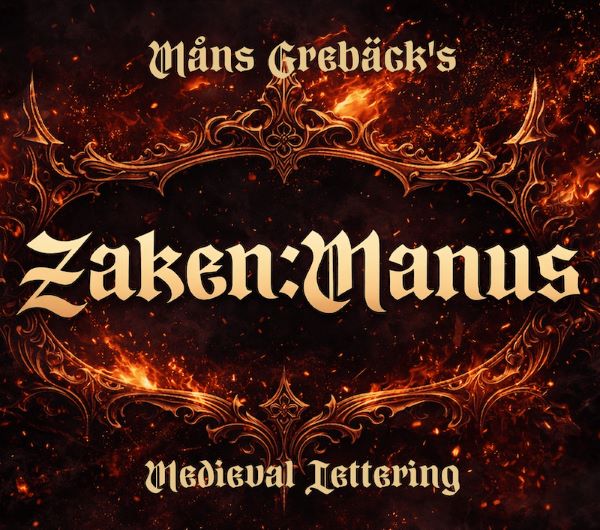 zaken manus font