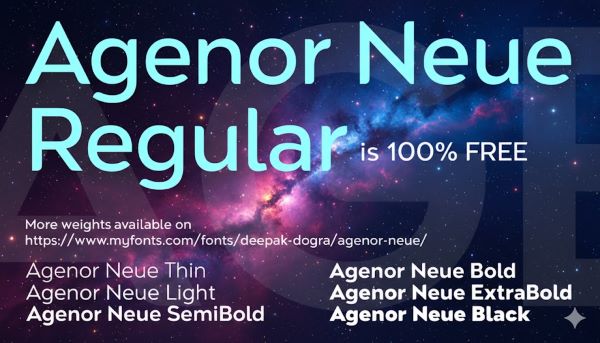 Agenor Neue Font