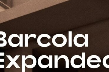 Barcola Expanded Font