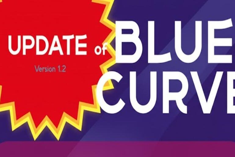 Blue Curve Font