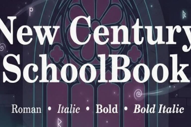 Century Schoolbook Font