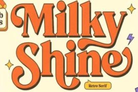 GC Milky Shine Font