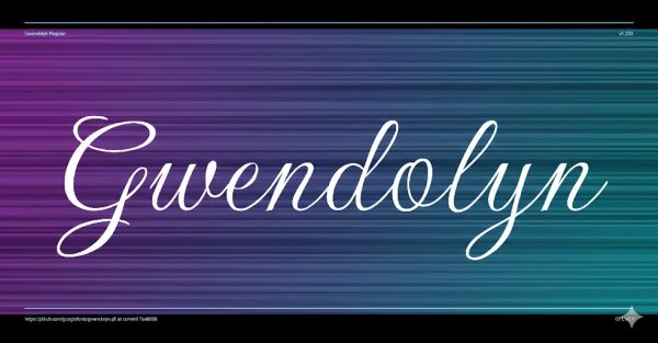 Gwendolyn Font