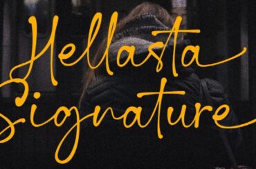 Hellasta Signature Font