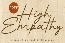 High Empathy Font
