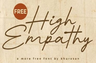 High Empathy Font