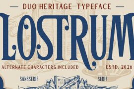 Lostrum Font