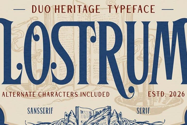Lostrum Font