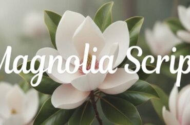 Magnolia Script Font