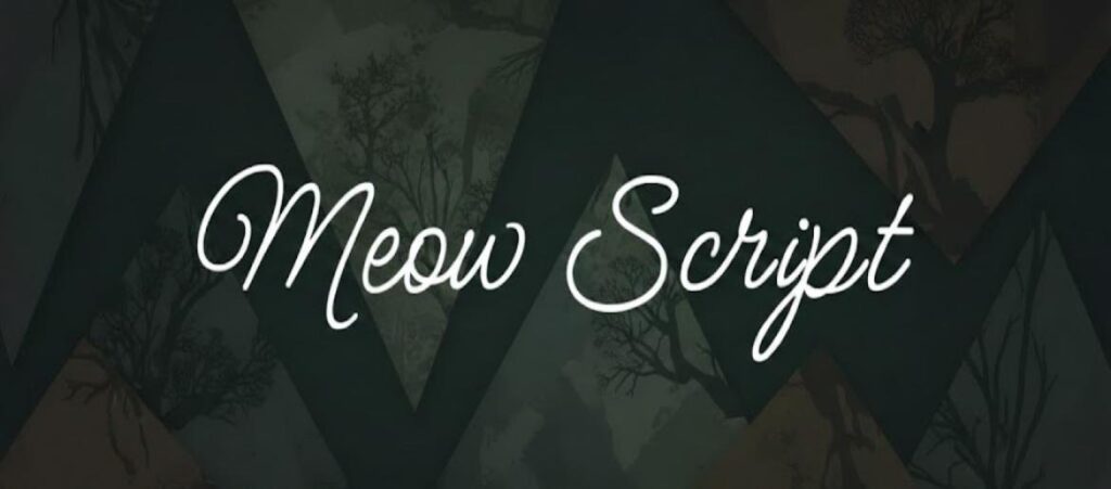 Meow Script Font FREE Download
