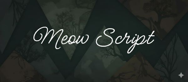 Meow Script Font