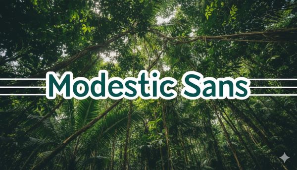 Modestic Sans Font
