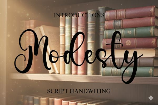 Modesty Script Font