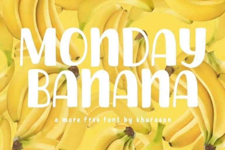 Monday Banana Font