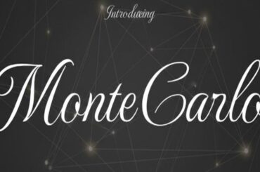 MonteCarlo Font