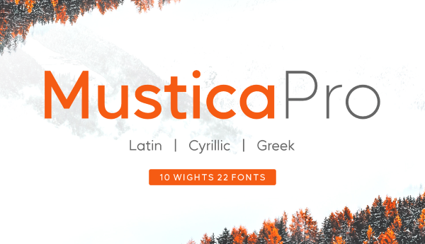 Mustica Pro font