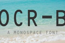 OCR-B Font