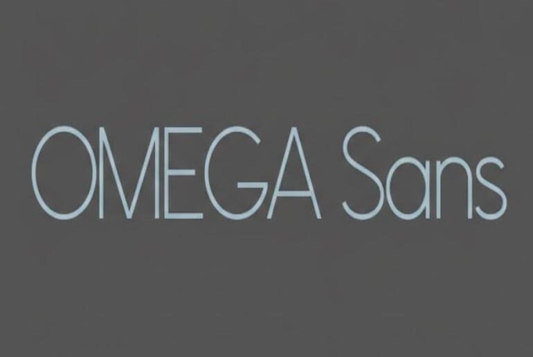 Omega Sans font