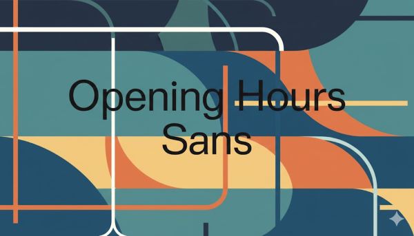 Opening Hours Sans Font