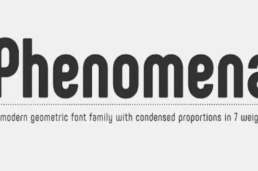 Phenomena Font