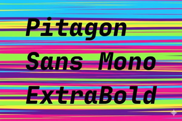 Pitagon Sans Mono Font