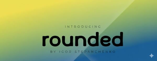 Rounded font