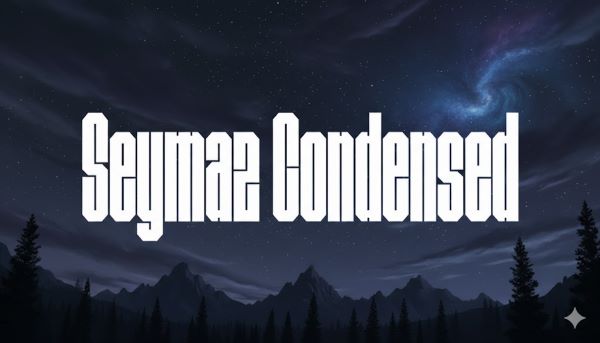 Seymaz Condensed Font