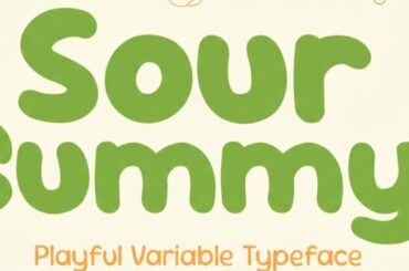 Sour Gummy Font