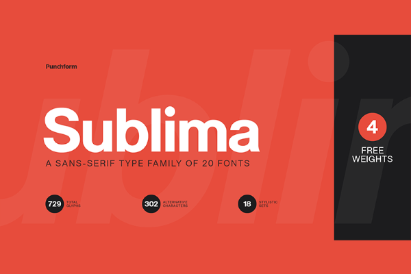Sublima font