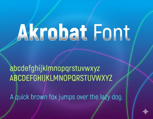 Akrobat Font