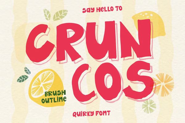cruncos font
