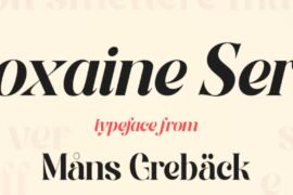 Roxaine Serif Font