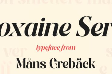 Roxaine Serif Font