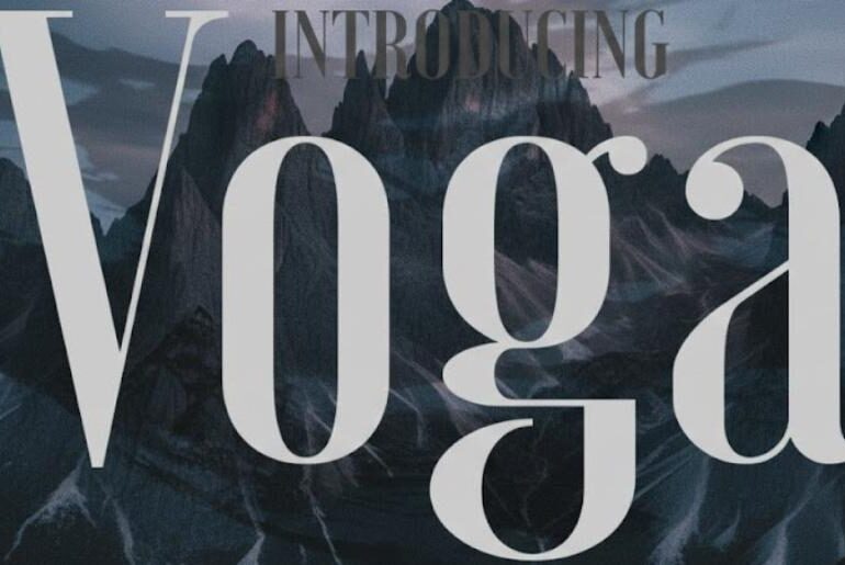 voga font