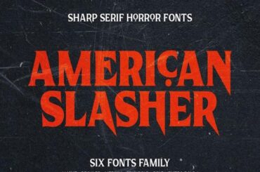 American Slasher Font