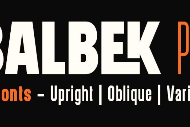 Balbek Pro Font