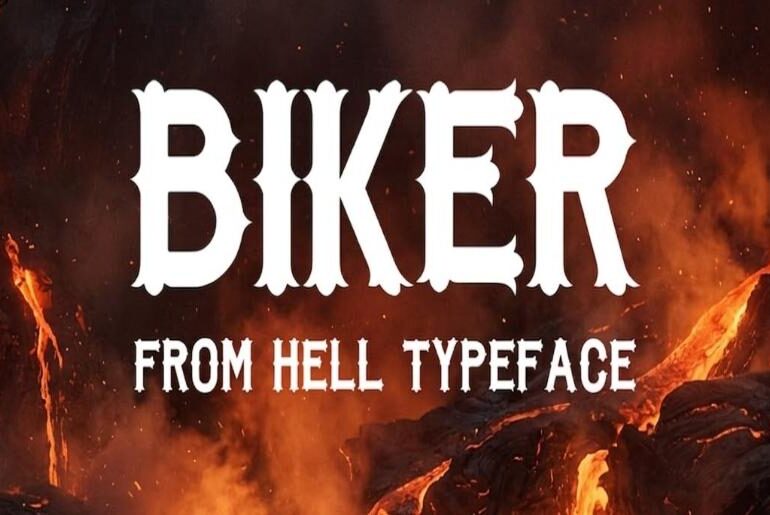 Biker from Hell Font