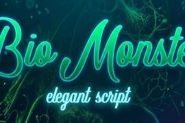 Bio Monster Script Font