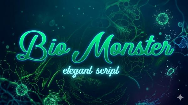 Bio Monster Script Font