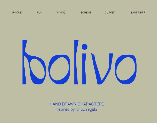 Bolivo Font