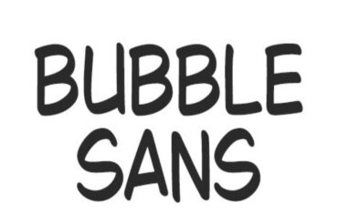 Bubble Sans Font