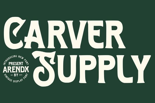 Carver Supply Font