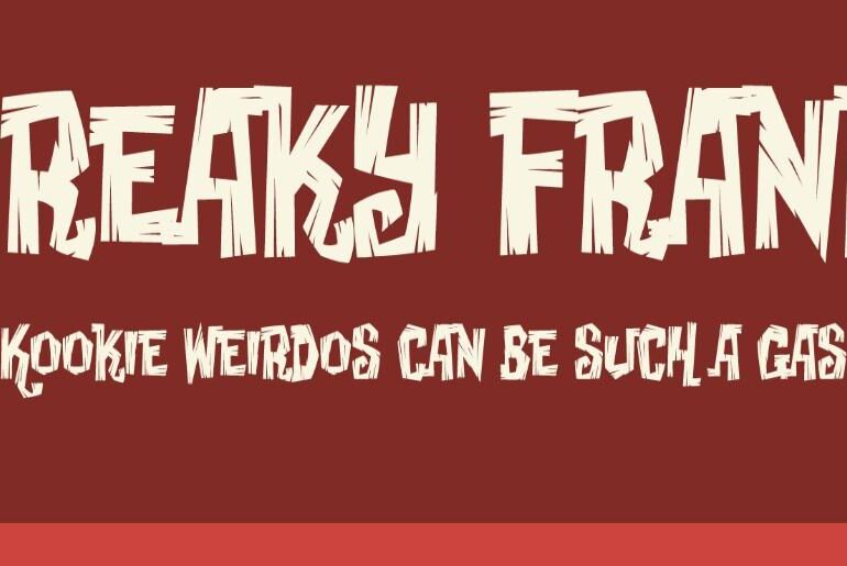 Creaky Frank Font