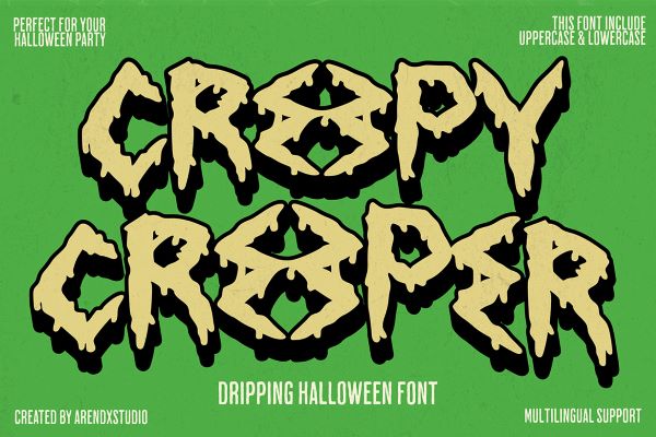 Creepy Creeper Font