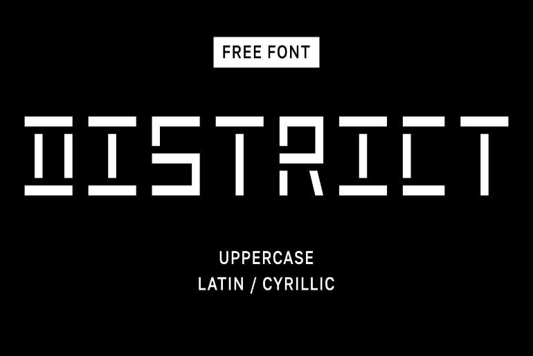 District Font
