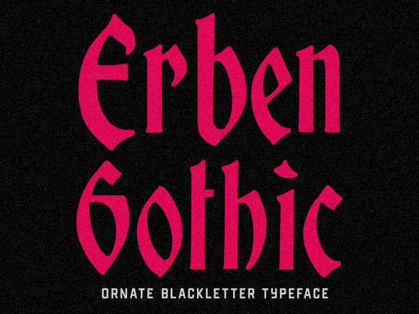 Erben Gothic Font