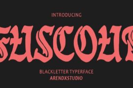 Fuscous Font