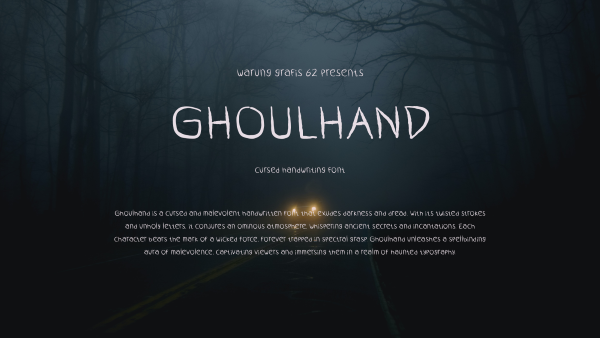 Ghoulhand Font