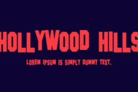 Hollywood Hills Font