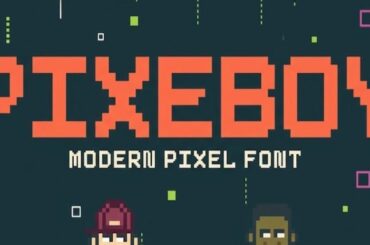 Pixeboy Font